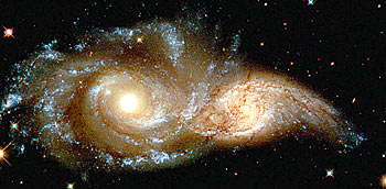 NGC 2207 and IC 2163