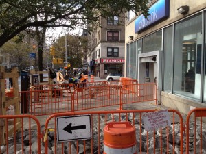 Sidewalk Replacement in NYC on 11/5/12